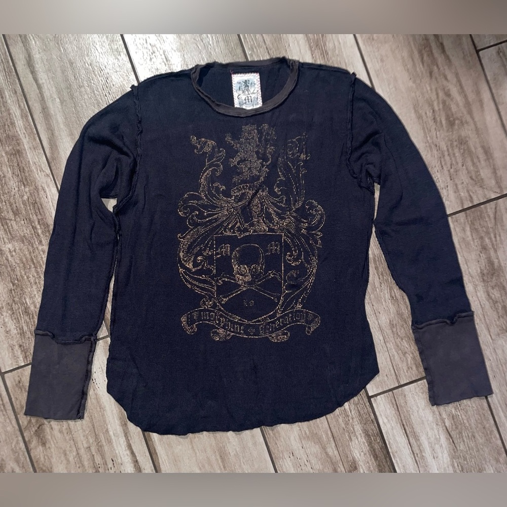 Morphine Generation, vintage, distressed black thermal, Size L